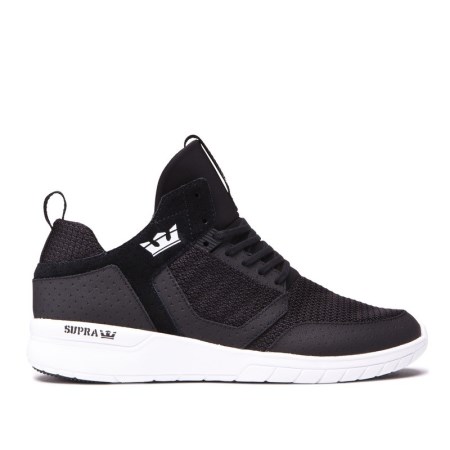 Supra Method Mens High Tops Shoes Black UK 08UIF